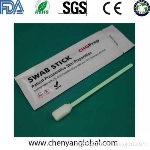 Surgical Consumables 2% Hibitane Gluconate Chg Antiseptic Swab
